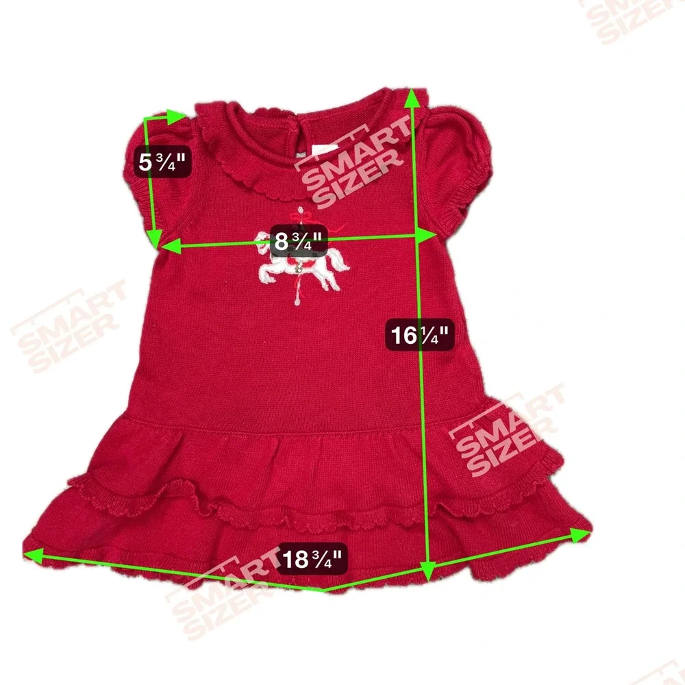 Janie and Jack red knit